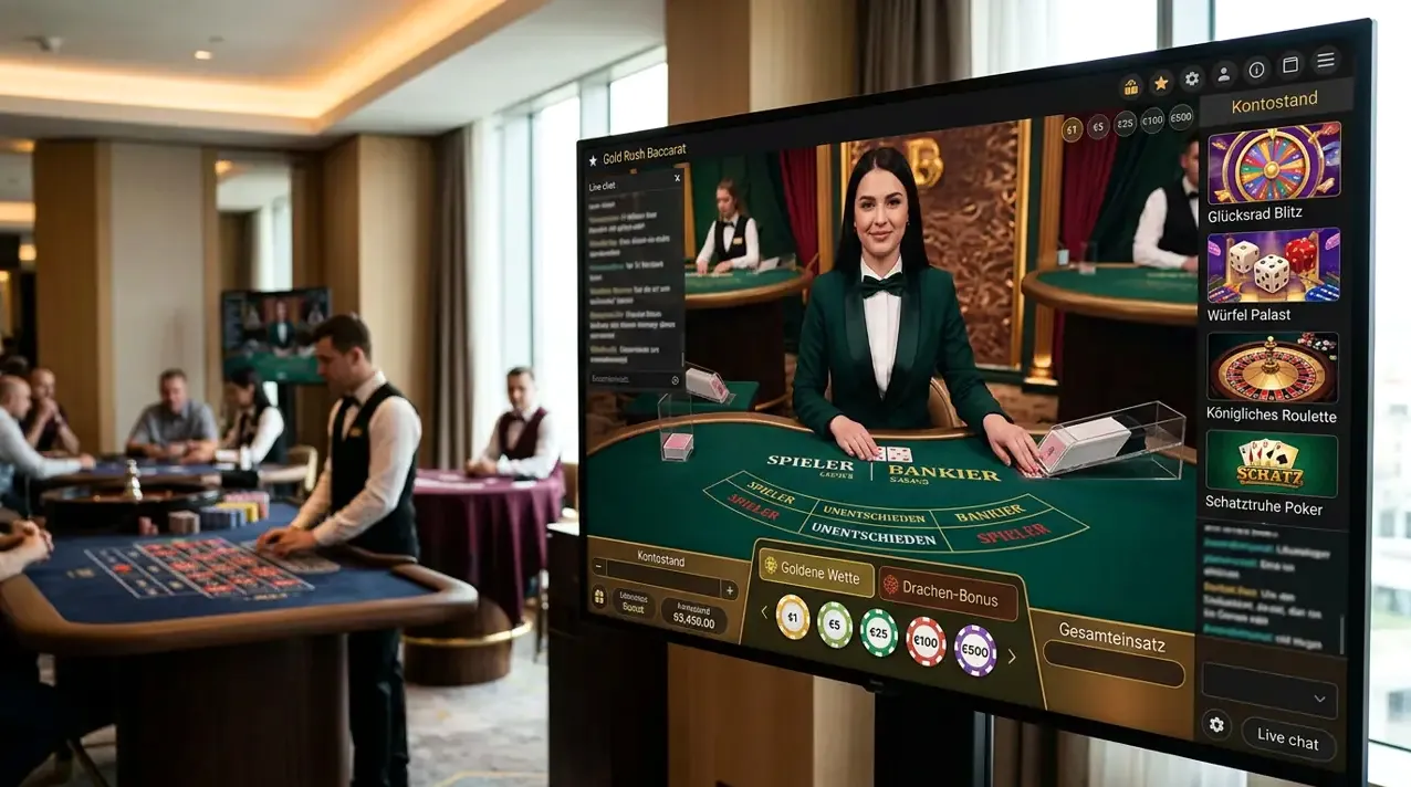 Live Casino — Auswahl bei Baxterbet